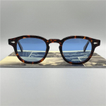 Sinised p&auml;ikeseprillid Mehed Johnny Depp Lemtosh Polariseeritud p&auml;ikeseprillid Naised Luksusbr&auml;nd Vintage disainer Oculos &Ouml;ise n&auml;gemise prillid Large No Box