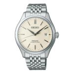 SEIKO Presage seeria 100m veekindel s&uuml;gavus Automaatne Terasest rihm meeste k&auml;ekell valge sihverplaat SARX121 sinine