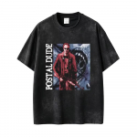 Postal Dude Vintage Happega Pestaud T-s&auml;rk Mehed Naised &Otilde;udus Gootika Rock T-s&auml;rk Meeste Mood T&auml;navamood L&uuml;hikeste Varrukatega T-s&auml;rgid Topid M