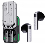 Black Shark T11 Bluetooth-k&otilde;rvaklapid Bluetooth 5.3, stereom&uuml;rakaitse ja RGB-valgustusega hall