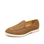 Meeste seemisnahast Mokassiinid Slip-On S&otilde;idujalatsid Lai Liist Mugavad Libisemiskindlad Vabaaja Mokassiinid Kulumiskindlad Mood 39 pruun