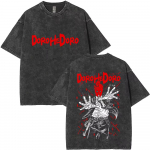 Pestud Vintage Anime Dorohedoro Kaiman T-s&auml;rk Mehed Naised Gootiline Manga Rock T-s&auml;rk Meeste &Uuml;le suurusega L&uuml;hikeste Varrukatega T-s&auml;rgid S
