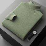 100% puhta ka&scaron;miiri kampsun meestele, poolk&otilde;rge kaelusega, &uuml;hev&auml;rviline pullover, moodne uus kootud alusmantel, s&uuml;gis ja talv, pikad varrukad 3XL gray