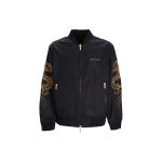 Armani Exchange FW23 Draakoni plaaster Kirjalogo tikitud Pikkade varrukatega pesapallijakk Meeste jakid Must 3DZB10-ZNUBZ-1200 L black