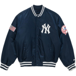 New Era FW25 MLB Authentic Stadium Jacket Series New York Yankees L&otilde;tv L&uuml;hike &Uuml;he n&ouml;&ouml;biga Vabaaja Lihtne Pikkade varrukatega Jakk Korea stiil 14742064 XL