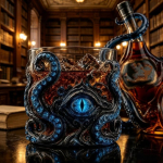 Cthulhu-st inspireeritud kaheksajala silmaga viskiklaas K&otilde;rge boorsilikaatklaas Baari piirituseklaas Loov jookide tass kodupidudeks Baari kaunistuseks Kingitus mitmev&auml;rviline