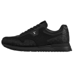LOUIS VUITTON Run Away Lehma Nahast Madalad Vabaaja Kingad Meeste Mustad 1AHSR3 43 must