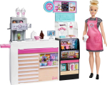 Barbie T&ouml;&ouml;m&auml;ng Barbie Kohvik ja Aksessuaar GMW03 [Riietuv nukk] [Nukukomplekt] [Alates 3. eluaastast] pink