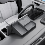 Toyota RAV4 2026-2028 Keskekraani Taha Ladustuskarp Silikoonkorraldaja Vasakpoolse Rooliga Must Auto Siseviimistlus One Size gray