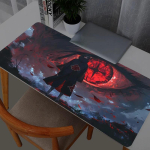 Hiirematt Anime Naruto Itachi Uchiha M&auml;ngur Suur XXL Tahvel Varmilo Klaviatuur Vaip Kawaii M&auml;ngutarvikud Hiirematt 50cmx100cm