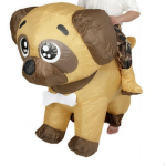 Naljakas t&auml;iskost&uuml;&uuml;m | Pol&uuml;estermaterjal, T&auml;ispuhutav kost&uuml;&uuml;m, &Uuml;lisuur kohev 150-190cm beige