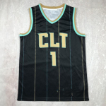 Charlotte Hornets LaMelo Ball 1 Korvpallivorm Meestele Naistele Retro stiilis Puuvillasegu Spordivorm XXL