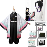 Anime Kochou Shinobu Cosplay Kost&uuml;&uuml;m Kochou &Uuml;likonnad Parukad Juuksed Halloweeni jaoks Lastele T&auml;iskasvanutele Cos M&auml;ngu Kids 150cm gray