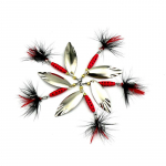 5 tk HENGJIA 0,3 untsi metallist kalalusikad suure teraga forelliga haugip&uuml;&uuml;gi peibutis 5pc