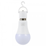 Komplektis 2 multifunktsionaalset taaslaetavat 6 W avarii-LED lambipirni, 60 W ekvivalentne 6000 000 ereda