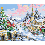 5D Teemantmaal Ristpistes Teemanttikandid Seinakleebis t&auml;ispuurteemant 20X30CM