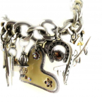 Les Tr&eacute;sors De Lily [E0441] - Bracelet Cr&eacute;ateur 'Tour du Monde' Beige beež