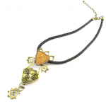 Les Tr&eacute;sors De Lily [E7219] - Collier Cr&eacute;ateur 'Kilimanjaro' Marron pruun