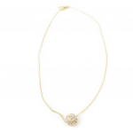 Les Tr&eacute;sors De Lily [H0522] - Collier Plaqu&eacute;-Or 'Sissi' blanc kuld