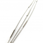 Les Tr&eacute;sors De Lily [M7602] - Bracelet Argent 'Chor&eacute;graphie' - 3 rangs h&otilde;be