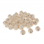 40 tk lahtised &uuml;mmargused puidust helmed, lahtised vahet&uuml;kid ehete valmistamiseks kunstk&auml;sit&ouml;&ouml; jaoks 14 mm 14MM