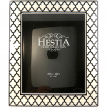 Les Tr&eacute;sors De Lily [L6832] &ndash; pildiraam 'Liz' mustvalge (20x25 cm) must