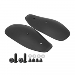 Universaalsed mootorratta k&auml;ekaitsed tuulekaitsed deflektorid kaitsmed juhtraua tuuleklaasi kaitse must