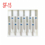 10 tk/karbis Hambaravi Teemanthammaste puurimispuurid suure kiirusega k&auml;siinstrumendile, keskmise 1,6 mm hambaarsti t&ouml;&ouml;riistad Hambaravilabor SF-15