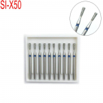 10 TK Hambaravi kiired puurid Teemantpuudrid hammaste poleerimiseks, kiireks ettevalmistamiseks k&auml;siinstrumendi turbiini tarvikud SI-X50