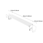 LED Akvaariumi Valgusti Akvaariumi Valgusti Pikendatavate Klambritega Taimede Mere Dekoratsioon Tarvikud 38CM