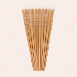 5 paari k&auml;sitsi valmistatud naturaalsest bambusest puidust s&ouml;&ouml;gipulgad Tervislikud Hiina karbonisatsioonipulgad Korduvkasutatavad sushi-toidupulgad