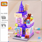 LOZ 1649 City Street Halloweeni v&otilde;lur M&uuml;ts Magic Shop Store Arhitektuur DIY Mini klotsid Tellised Ehitusm&auml;nguasi ilma kastita