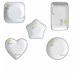 Nordic Net Red Taldrikutaldrik Loomingulised lauan&otilde;ud Majapidamiskeraamilised n&otilde;ud Taldrik Puuviljataldrik Ruudu hommikus&ouml;&ouml;gitaldrik