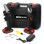 KKmoon 21V 30mm Juhtmevaba Harjadeta Mootor 88VF Elektriline K&auml;rpimisk&auml;&auml;rid 4-tolline Harjaga Mootor Kettsae Komplekt EU Plug mitmev&auml;rviline