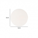1 tk silikoonist uksek&auml;epideme kaitserauad Isekleepuv Deurstopperi kaitse Porte Pad Mute Stikcer Round Square Seinakaitse Pad Round shape valge