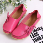 Naiste platvormkingad Ehtsast nahast emakingad, paelad Reguleerige tihedust Retro Mugav libisemisvastane suur jalan&otilde;u 41 virsiku puhvis v&auml;rv