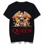 Suures suuruses Queen Band Meeste T-s&auml;rk Crown Printing Paaririided Suvine T-s&auml;rk Casual O-kaelusega Tops Lovers Graafika T-s&auml;rk XS must