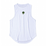 Muscleguysi suvekuumm&uuml;&uuml;k J&otilde;usaalir&otilde;ivad Meeste tr&uuml;kitud Kulturism Fitness Varrukateta T-s&auml;rgid Treening Kiiresti kuivav hingav vest M must