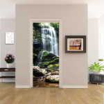 PVC kodusisustus Sissep&auml;&auml;suukse kleebis Vann Du&scaron;iruum Magamistuba Isekleepuv fototapeet Renoveerimisplakat Veekindel 77x200cm(cut 2pcs)