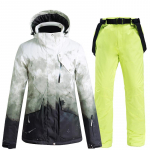 Naiste talvine &uuml;he lauaga suusa&uuml;likond, soe, tihendav hingav suusakost&uuml;&uuml;m XL