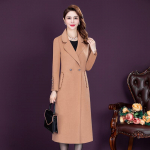 Talvine moekas villane mantel Naiste temperament Korea pluss suurus 4xl roheline villane joped V&auml;lisr&otilde;ivad M