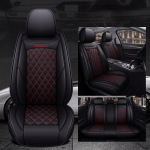 Kvaliteetsed autoistmekatted PU-nahast istmepadi eesmine ja tagumine poolitatud pingikaitse universaalne, sobib veoauto maasturile