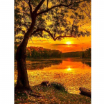 DIY Scenic 5D teemantmaal T&auml;is&uuml;mmargune mosaiik S&uuml;gismaastik Teemanttikandid Ristpistekomplektid Seinakunst Kodukaunistus Full Round 20x30CM