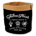 Les Tr&eacute;sors De Lily [R2259] - 'Farm Fresh' must pruun paberist istutusmasin - 26x25 cm must