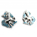 Altesse [N2360] &ndash; h&otilde;besinised 'Unicorn' h&otilde;bek&otilde;rvar&otilde;ngad (roodiumiga kaetud) - 9x8mm h&otilde;be