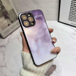 Luksuslik moodne karastatud klaasist tindiga marmorist telefoni&uuml;mbris iPhone'i 14 13 12 11 Pro Max X XS XR XS Max 8 7 Plus jaoks, p&otilde;rutuskindel kate iPhone 7 Plus must