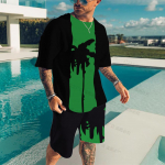 Suvised BoB Marley Reggae T-s&auml;rgikomplektid Mood Jooksmine L&uuml;hikeste varrukatega Harajuku &Uuml;likond Meeste Spordidress 3D Prinditud Hingavad riided 6XL XXL