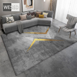 Pehme hall geomeetriline vaip magamistuppa ja lastetuppa 120x180cm 1pcs