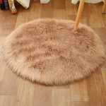 Pehme &uuml;mmargune vaip Valge laste vaibad elutuppa Kodusisustus Pehme laste magamistoa p&otilde;rand M&auml;ngumatt Beebitoa kohev armas vaip 20*20cm