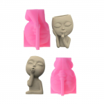 K&uuml;&uuml;nlahoidja Vaiguvorm kipsist lillepott silikoonvormid nuku epoks&uuml;vaigu valuvormid isetegemise ehete hoiukasti jaoks